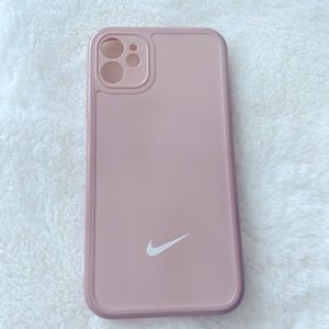 Pink check mark iPhone 11 case